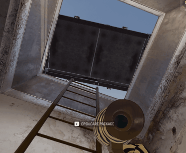Care Package top of ladder prompts to open from base of ladder (promenade apartments, probably others) but does not. Can leap off ladder to start opening, but not enough time for it to complete. In case Activision *cares*.