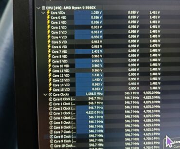I ran into a problem on ryzen 9 5950x