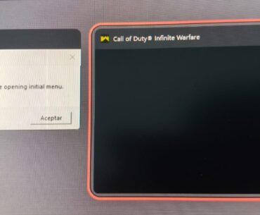"Error While opening initial menu" help plz