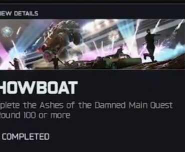 Dark Ops for Round 100 Ashes of the Damned completion,
