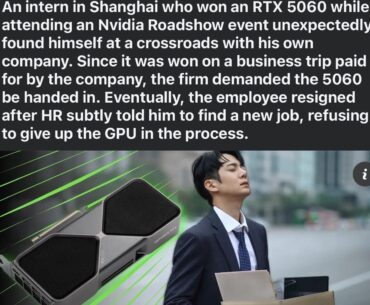 Is this a sign of an impending apocalypse especially on lower end GPUs?