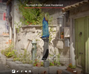 Looking to trade Nomad Knife Case Hardened T2 Blue Gem