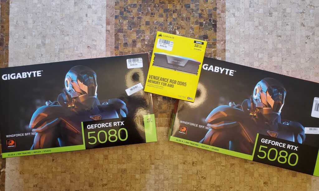 My roommate and I made a trip to Microcenter!