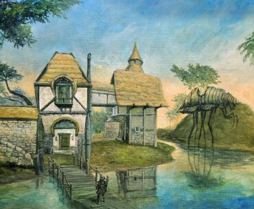 Morrowind Seyda Neen oil painting by me