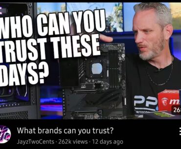 What brands do you guys actually trust as consumers