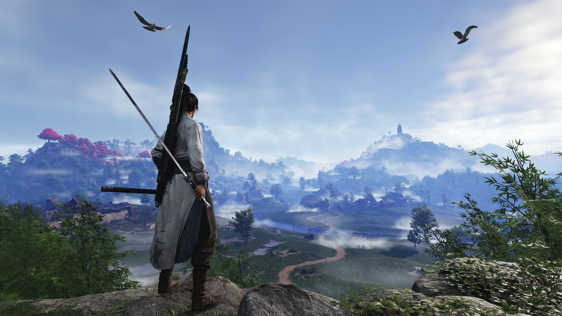 A view of the countryside in Where Winds Meet