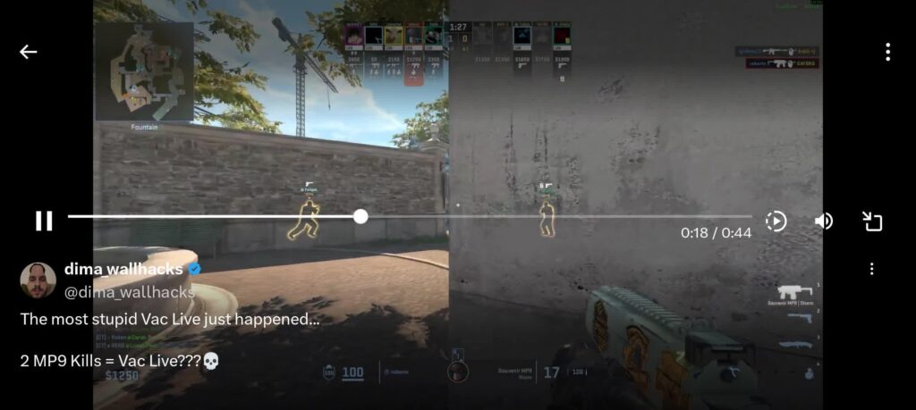 Going to confidently claim this was aimbot that was detected on #1 player in world