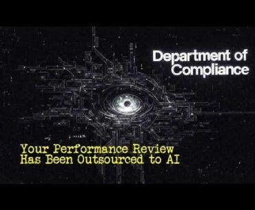 A song from a world where your performance review is written by an AI. I present: "Your Performance Review Has Been Outsourced to AI."