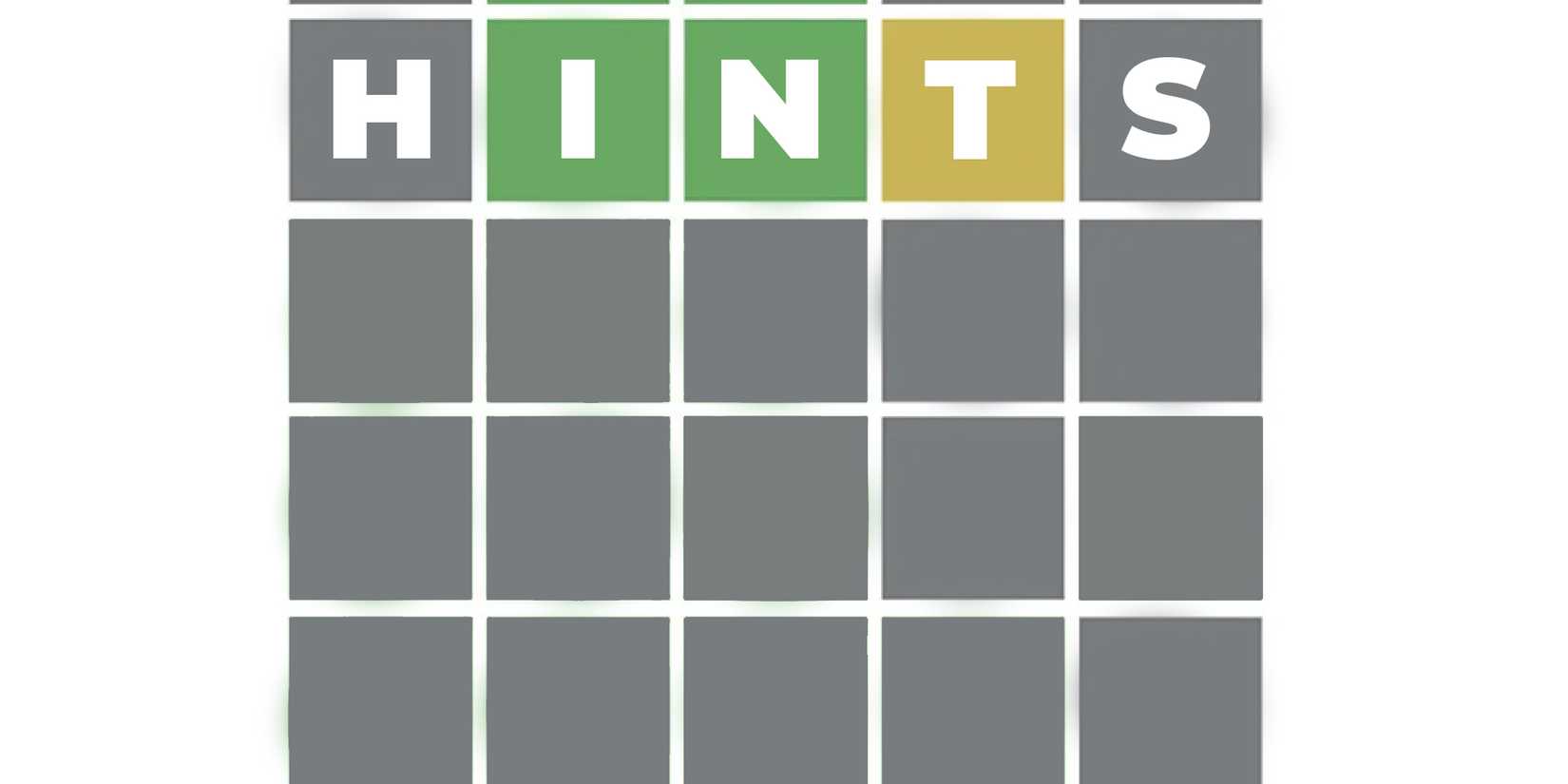 A Wordle grid that says 'Hints'.