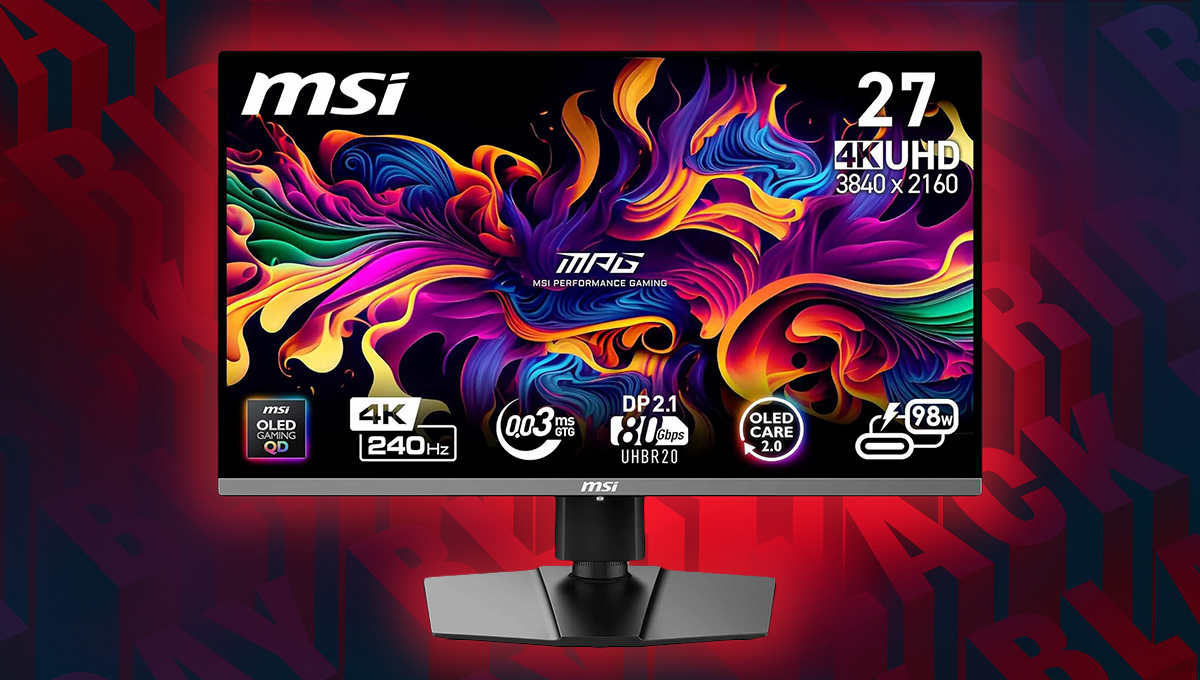 Stunning MSI 4K QD-OLED gaming monitor a whopping £450 cheaper this Black Friday with new low price Stunning MSI 4K QD-OLED gaming monitor a whopping £450 cheaper this Black Friday with new low price