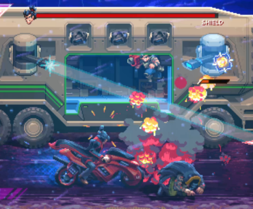 My cyberpunk 2D action game is out NOW on Steam, Switch, XB, and PS!