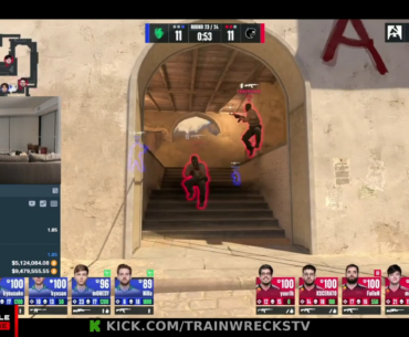 Trainwreck bet $5M on Falcons to win yesterday - Here is a clip of him malding