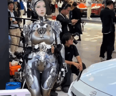 She’s all chromed up, I see!