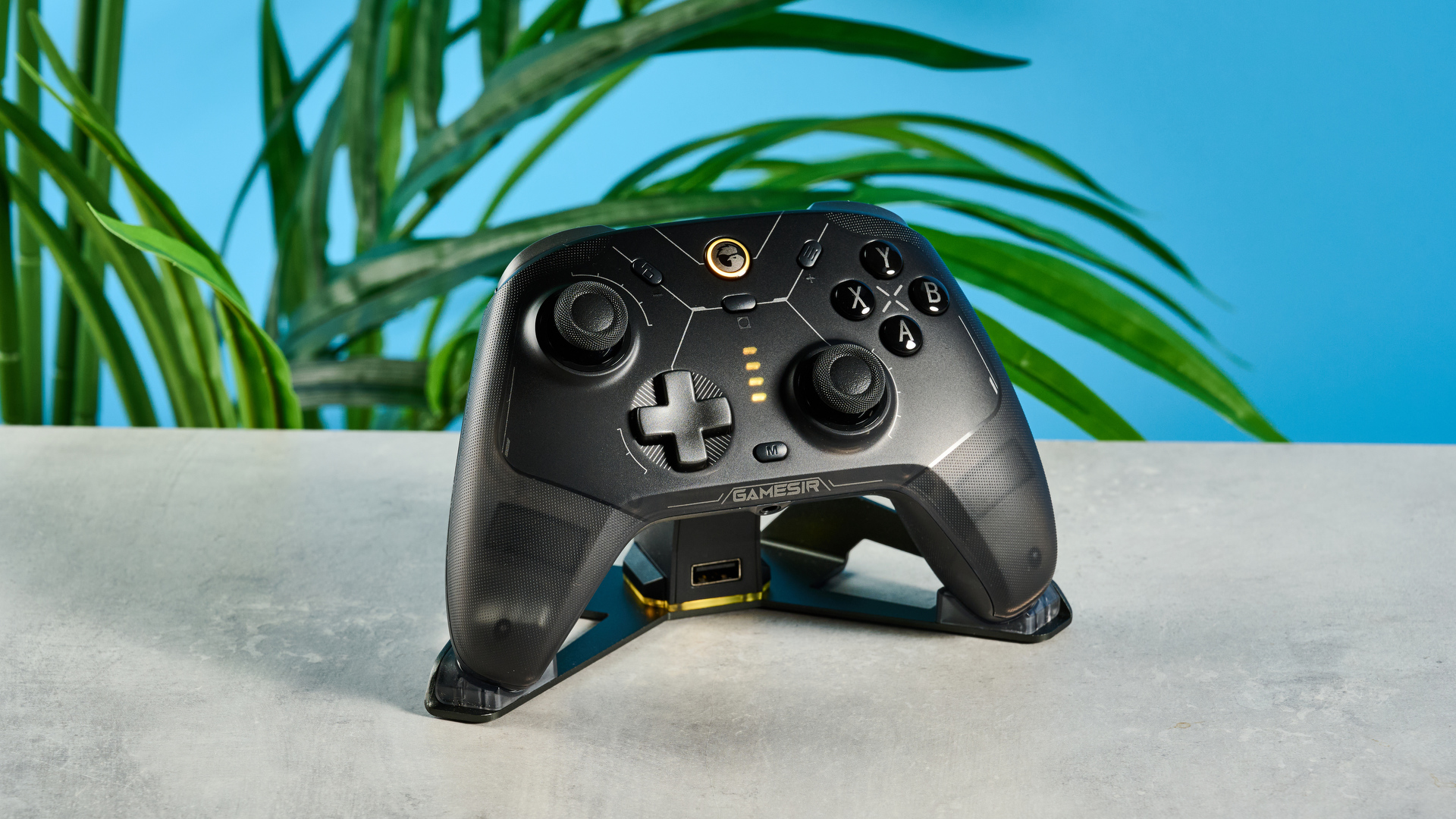 A black GameSir Cyclone 2 gaming controller for PC, Nintendo Switch, iOS and Android