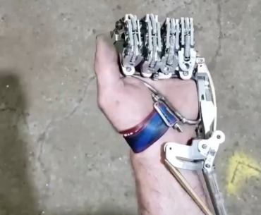 Engineer builds his own prosthetic after insurance (mega corp!) refused to cover one.