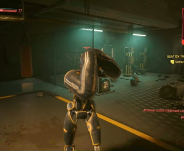 I began playing this game two days ago and an NPC offered me a fight with this robot. I agreed, which turned out to be a big mistake... Next time I'm getting the strap! 😅