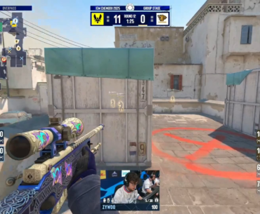 ZywOo's stylish jumping no-scope to round off the 3K against Lynn Vision.