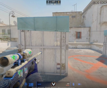 ZywOo's jumping no-scope against Lynn Vision from his POV