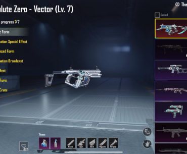 Maxed out Absolute Zero Vector!