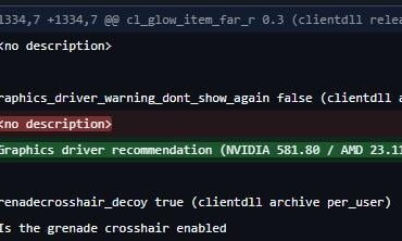 New CS2 update regarding GPU driver recommendation for Nvidia and AMD