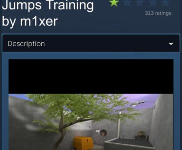 Made a unique cs2 map to help people practice jumps and someone boosted up 300 negative reviews