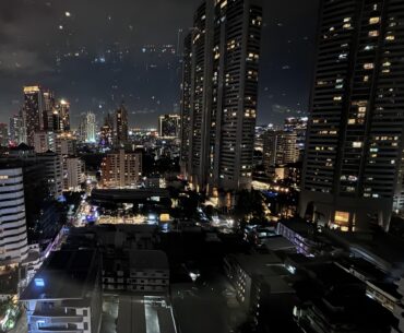View from the hotel in Bangkok… lens reflection gave me NC vibes