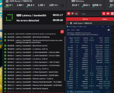 Using OCCT, what is considered low latency?