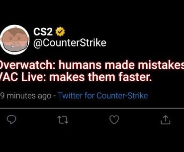 Valve gave up on CS2's anti-cheat.  Such a great company.