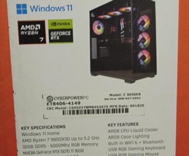 Just picked up this sweet Cyberpower PC for $1000 off FB marketplace!
