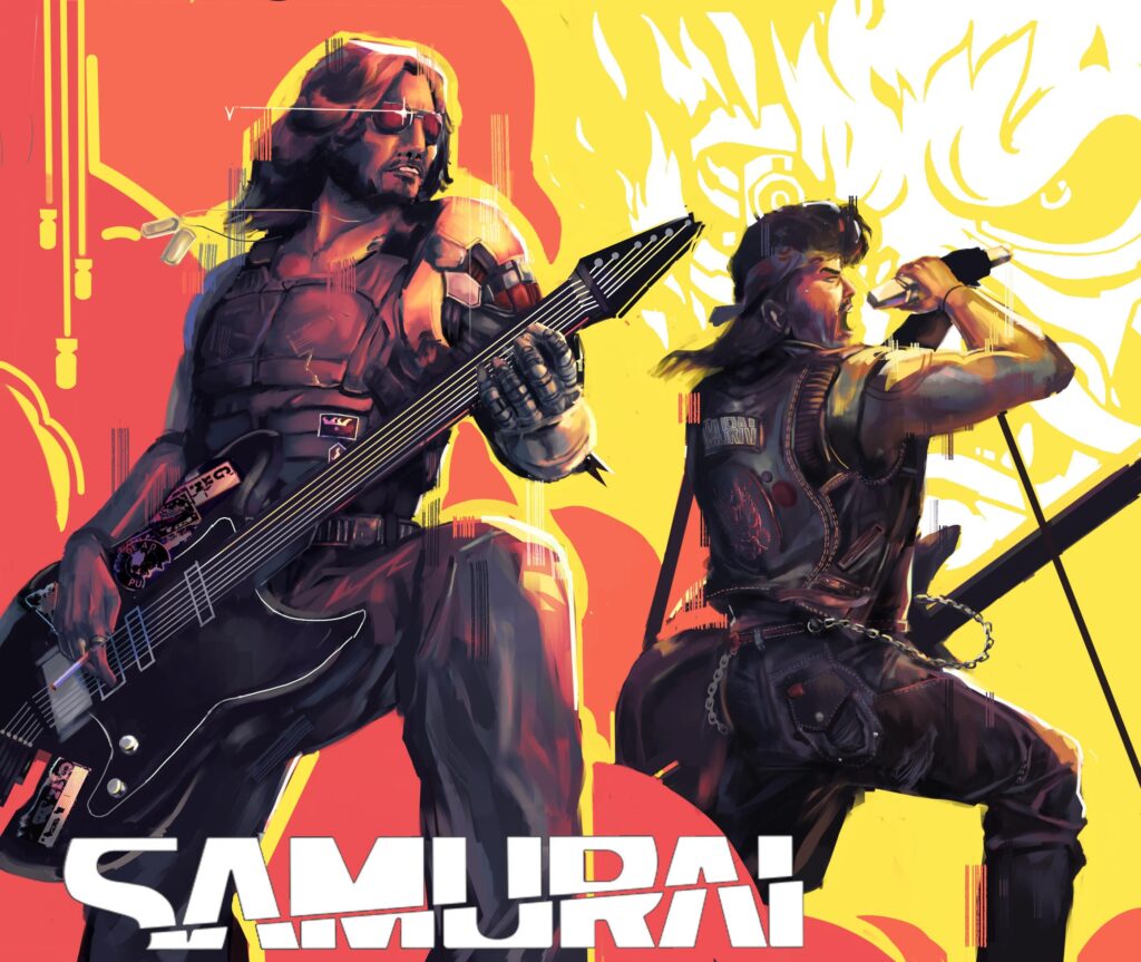 Old Samurai poster scan, circa 2020