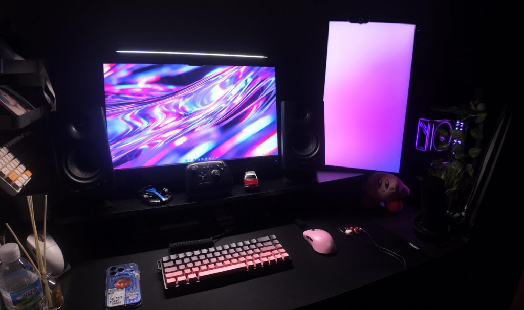 setup complete… for now! 🩷
