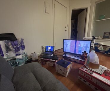 My gamer zone (dual purpose as dinning room)