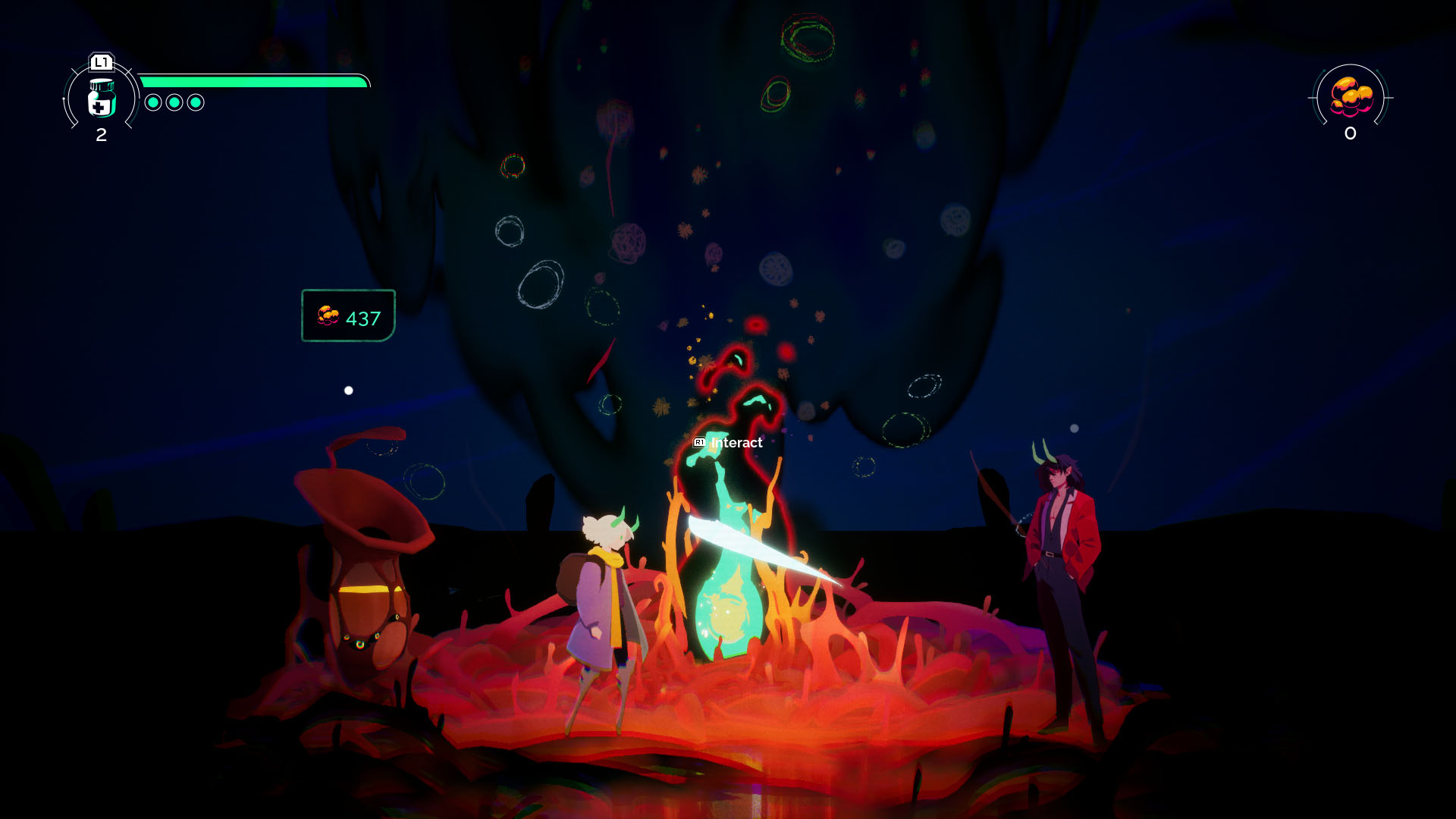 A bonfire in Possessor(s)