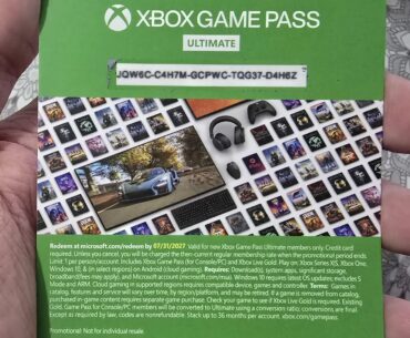 One month of gamepass ultimate for new users.
