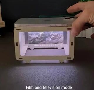 Transparent display for computer