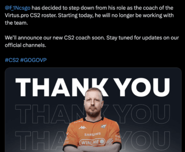 F_1N steps down from VP