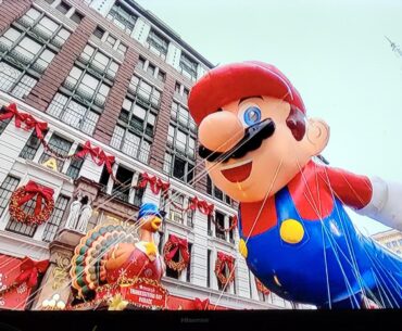 The Mario balloon at the Macy's Thanksgiving Parade looks wonderful!