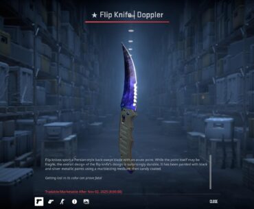 Anyone wanna trade bayonet lore, tiger tooth. Or for skeleton tiger tooth and huntsman doppler p2 I can add desert printstream FT.
