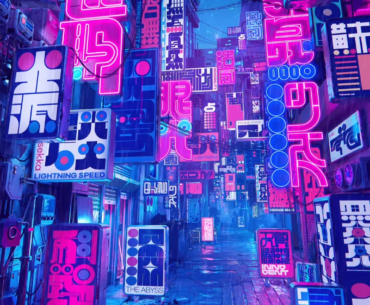 Echoes in a Neon Rain - Live Wallpaper
