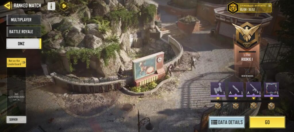 DMZ will be add in ranked system and new ranked medal