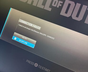 [MW3] Connection issues.