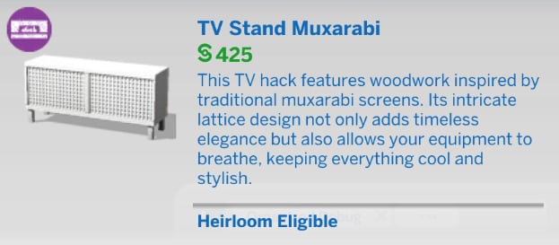 desc tv stand