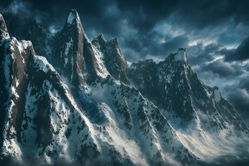 A Major Mountain I designed in Minecraft Inspired by Denali