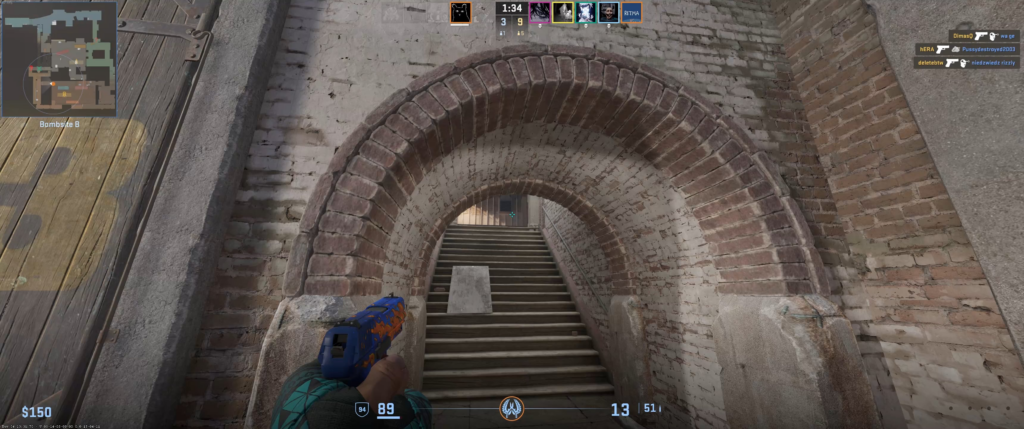 1v5 pistol ace with close defusal
