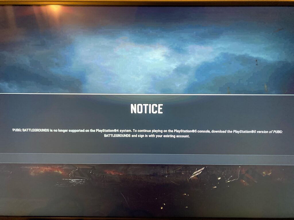 So I can’t play anymore on PS4??