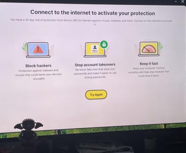 Antivirus says connect to internet when pc is connected