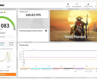 MSI RTX 5090 Ventus - steel nomad result - 30 min OC