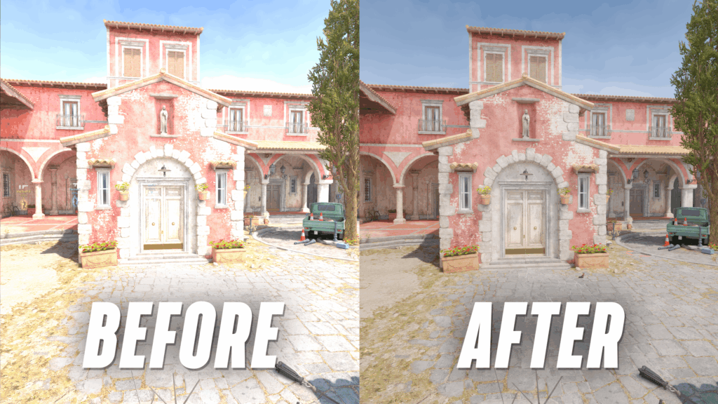 Latest CS2 update fixed overexposed effect on Inferno in Demos and CSTVs