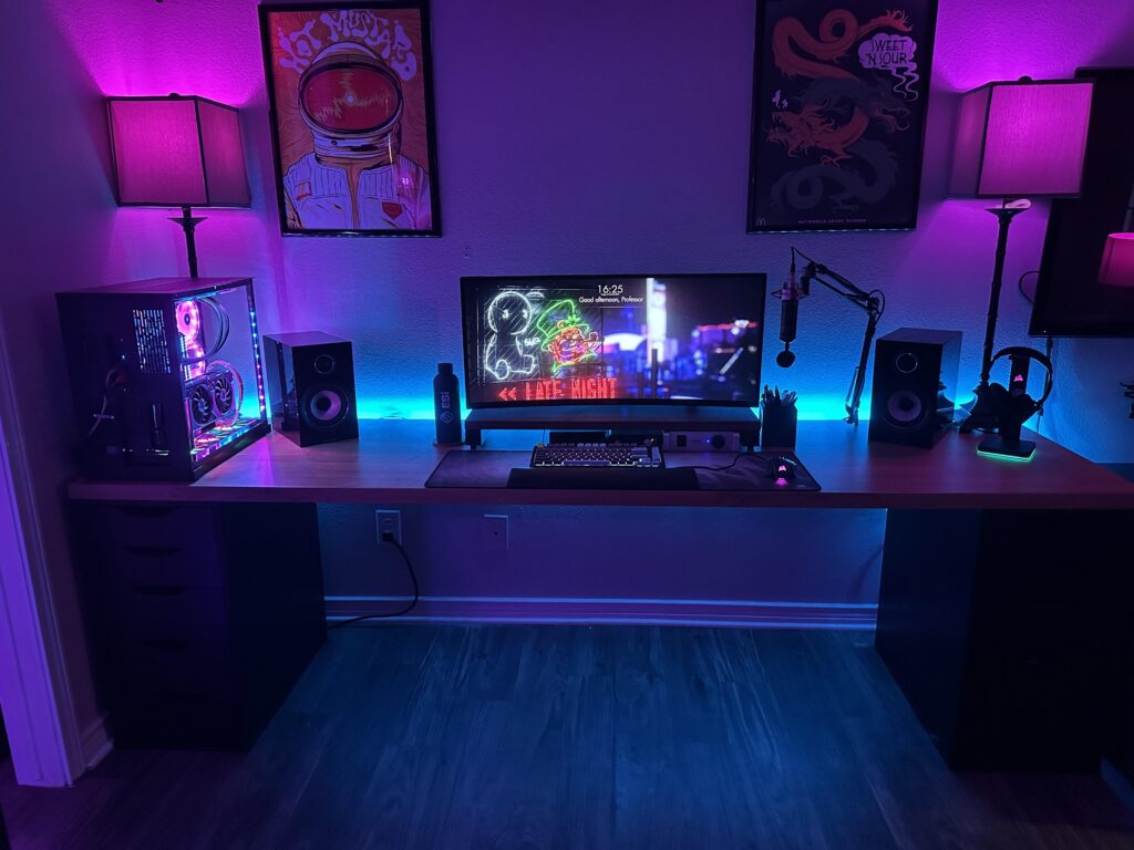 Recently re-did my desk with some near field monsters