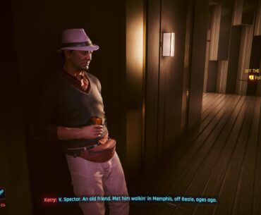 So what’s this guy’s deal? 3 playthroughs in and I’ve never seen him outside of this mission with Kerry to be able to use my ‘friends and family’ discount
